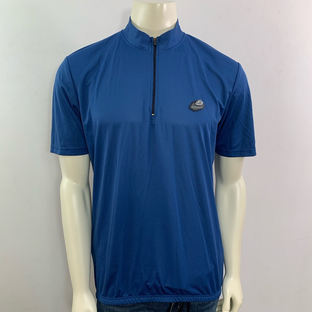 Briko Short Sleeve Blue Cycling Shirt